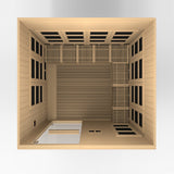 Golden Designs Catalonia PureTech™ Near Zero EMF (Under 2MG) FAR Infrared Sauna (8 Person) Golden Designs