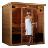 Golden Designs Monaco PureTech™ Near Zero EMF (Under 2MG) FAR Infrared Sauna (6 Person) Golden Designs