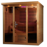 Golden Designs Monaco PureTech™ Near Zero EMF (Under 2MG) FAR Infrared Sauna (6 Person) Golden Designs