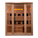 Golden Designs Full Spectrum PureTech™ Near Zero EMF FAR Infrared Sauna (3 Person) Golden Designs