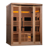 Golden Designs Full Spectrum PureTech™ Near Zero EMF FAR Infrared Sauna (3 Person) Golden Designs