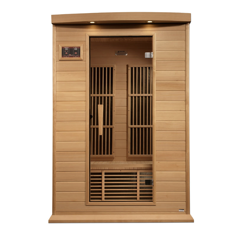 The Vitality 2 Person Near Zero EMF Infrared Sauna | Maxxus Saunas