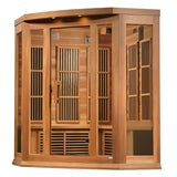 Maxxus Corner Near Zero EMF (Under 2MG) FAR Infrared Sauna (3 Person) Maxxus Saunas