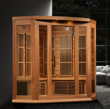 Maxxus Corner Near Zero EMF (Under 2MG) FAR Infrared Sauna (3 Person) Maxxus Saunas