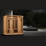 Maxxus Corner Near Zero EMF (Under 2MG) FAR Infrared Sauna (4 Person) Maxxus Saunas