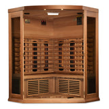 Maxxus Corner Full Spectrum Near Zero EMF (Under 2MG) FAR Infrared Sauna (3 Person) Maxxus Saunas