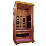 The Purify 1 Person Indoor Full Spectrum Infrared Sauna with Red Light Therapy