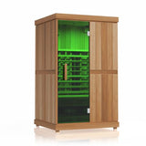 The Radiant 2 Person Indoor Full Spectrum Infrared Sauna with Red Light Therapy