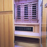 The Energize 2 Person Indoor Hybrid Sauna with Red Light Therapy