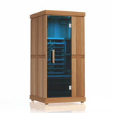 The Purify 1 Person Indoor Full Spectrum Infrared Sauna with Red Light Therapy