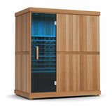 The Nourish 3 Person Indoor Full Spectrum Infrared Sauna with Red Light Therapy