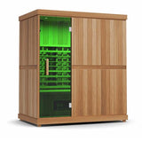 The Nourish 3 Person Indoor Full Spectrum Infrared Sauna with Red Light Therapy