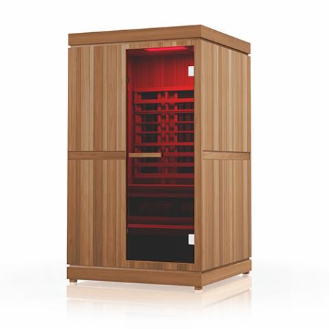 The Energize 2 Person Hybrid (Full Spectrum IR and Traditional) Sauna | Finnmark