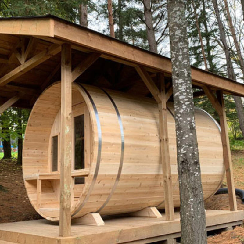 The Tranquility 8 Person Traditional Sauna Barrel | Dundalk
