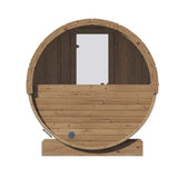 SaunaLife 4 Person 6' Long Barrel Sauna | Ergo Model E7 Sauna Life